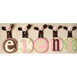  Elenis Hand Painted Round Wall Letters
