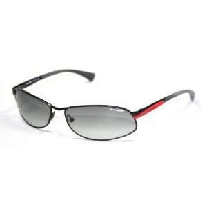  Arnette Sunglasses 3036 Gunmetal with Green Element 