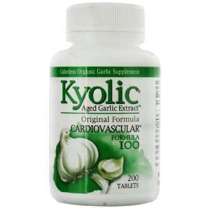  Kyolic Garlic Extract Yeast Free Formula 100 200 Tablets 