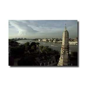  Wat Arun Temple Chao Phraya River Bangkok Thailand Giclee 