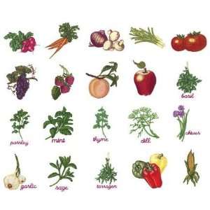 Food/Herbs Embroidery Designs by Balboa Threadworks on Multi Format CD 
