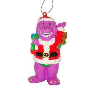  4 Happy Barney In Santa Suit With Gifts Christmas 