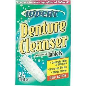  IODENT DENTURE CLEANSER 24TABS (Sold 3 Units per Pack 