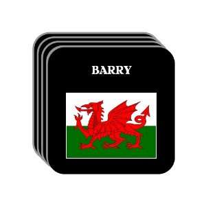  Wales   BARRY Set of 4 Mini Mousepad Coasters 