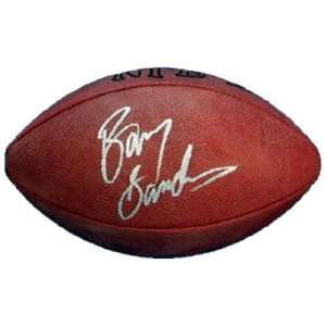  Barry Sanders Autographed Football   Autographed Footballs 