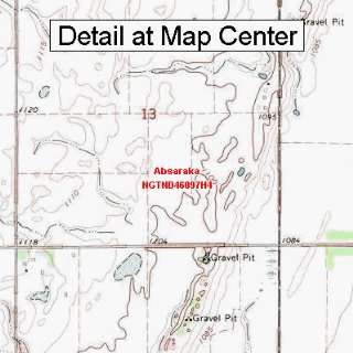   Map   Absaraka, North Dakota (Folded/Waterproof)