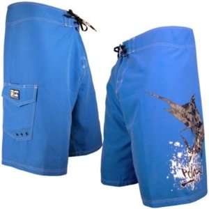   Pelagic Slasher Boardshorts   Royal Blue   Size 36