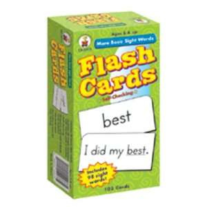  Flash Cards More Basic Sight Words