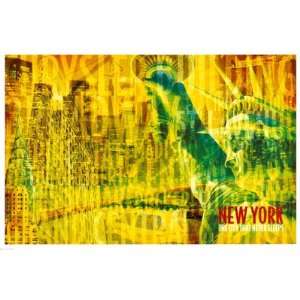  New York   The City That Never Sleeps Travel Poster Print 