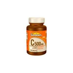  Vitamin C 500mg with Rosehips Tablets, by Sundown 100 