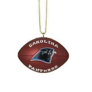 Scottish Christmas Carolina Panthers NFL Resin Football Ornament 1.75 