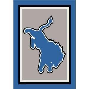  Milliken Detroit Lions 3 10 x 5 4 blue Area Rug