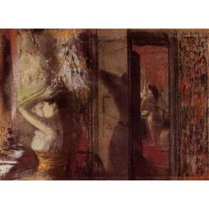  Oil Painting The Actresses Dressing Room Edgar Degas 