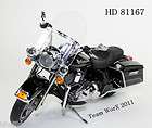 2011 Harley Davidson FLHR Road King Diecast Motorcycle 1 12 Sedona 