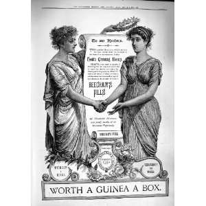  1890 Advertisement Beechams Pills Medicine