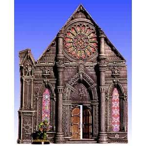 Fantasy Terrain   Cathedrals Cathedral Front Door with Door and Rose 