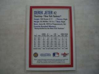 Fleer All Star Game 2001 Derek Jeter Red  