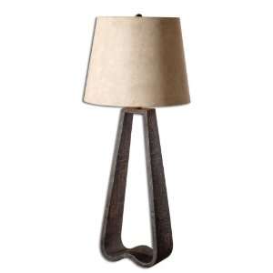  Uttermost 38 Inch Devonte Table Lamp In Dark Mocha Brown 