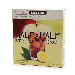 Bigelow Half Iced Tea & Half Lemonade, Quart Bags, 6 ea  