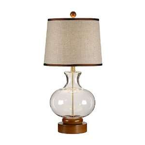 Wildwood Lamps 26077 2 Dhani 1 Light Table Lamps in Teak Finished Wood 
