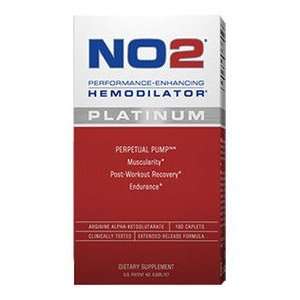  MRI NO2 Platinum   Hemodilator 180 Caplets Health 