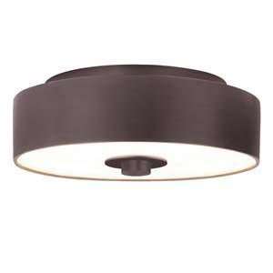  Sonneman 1874.24 Rollo Rubbed Bronze Flush Mount