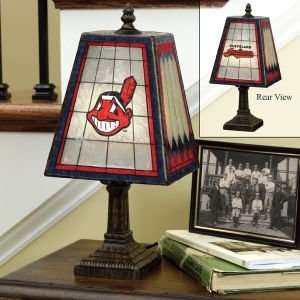  Cleveland Indians Glass Table 14 Lamp
