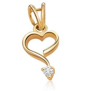  0.01 cts Diamond Heart pendant Jewelry