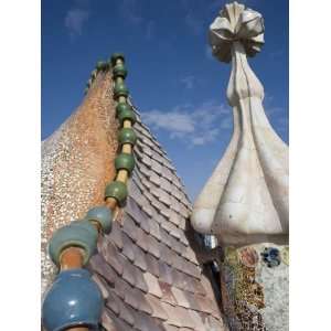 Rooftop, Casa Batlo, Barcelona, Catalonia, Spain, Europe Photographic 