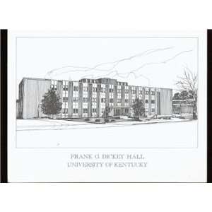  Frank G. Dickey Hall, University of Kentucky Print 