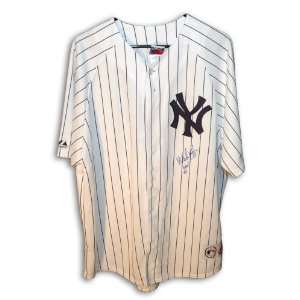  Wade Boggs New York Yankees Pinstripe Jersey Inscribed 