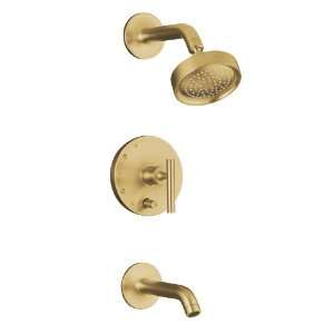   Push Button Diverter and Lever Handle, Valve Not Included, Vibrant