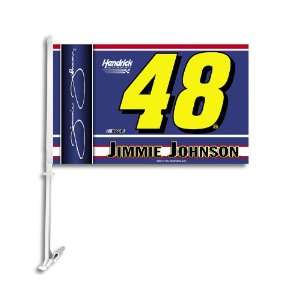   48171   Jimmie Johnson #48 Car Flag W/Wall Brackett