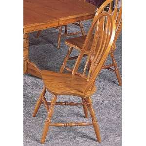  Solid Oak Dining Room Side Chairs (Set of 2)   Coaster 