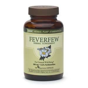  GNC Herbal Plus® Standardized Feverfew 100 Capsules 