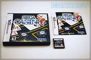 Sega Casino Nintendo DSi DS Lite DSiXL Pre owned RARE  
