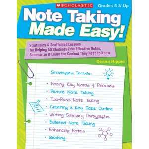  Note Taking Made Easy Gr 5 & Up