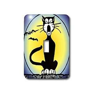  TNMGraphics Animals   Midnight Cat Singer   Light Switch 