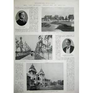   1900 America Exhibition Buffalo Buchanan Building Men