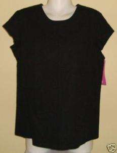 Liz Lange Maternity Black Blouse Size XL Ret $14.99 NWT  