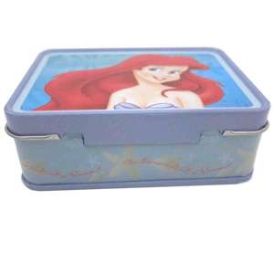 Disney Little Mermaid Ariel Mini Purple Trim Tin Box  