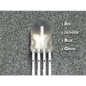  5mm Red Green Blue Triple Output LED (Common Cathode 