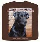 Ducks Unlimited T Shirt Max 4 Camo Black Lab Dog NWT  