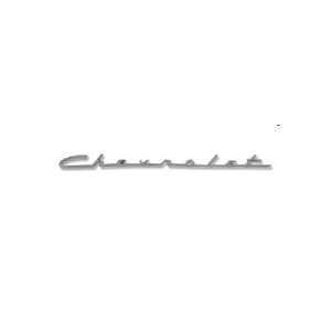  1958 62 Corvette Radio Block Off Plate Chevrolet Script 