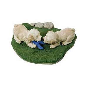  Yellow Lab Puppies At Play Figure Toys & Games