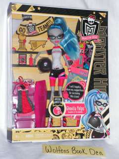 MONSTER HIGH GHOULIA YELPS DOLL PHYSICAL EDUCATION GYM PE NEW DAUGHTER 