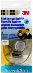 R52P71 CP 3M 1/2 Face Paint Spray Pesticide Respirator  
