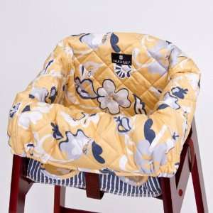 High Chair Cover in Yellow Floral 