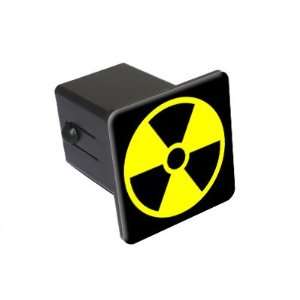  Radioactive Radiation Nuclear   2 Tow Trailer Hitch Cover 