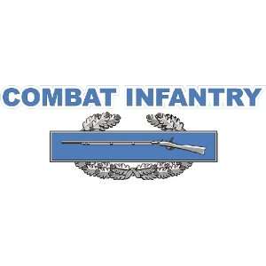  US Army Combat Infantry Badge Decal Sticker 5.5 